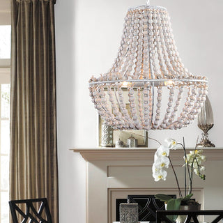 Lustra Lustre en Bois Organique Décontracté