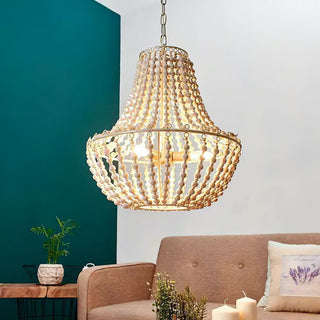 Lustra Lustre en Bois Organique Décontracté