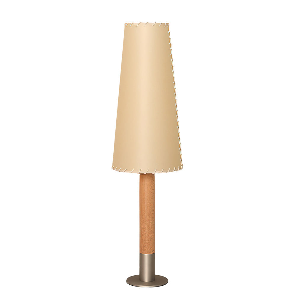 Kove Parchment Floor Lamp in a modern living room setting.