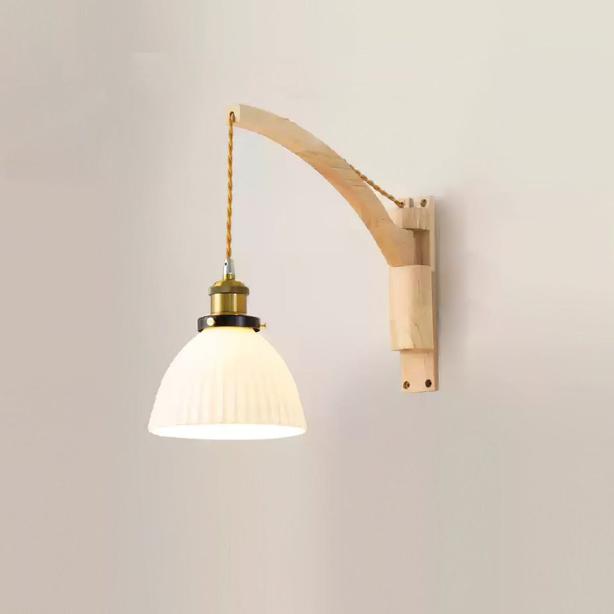 Novera Wall Lamp Ceramics-Neutral Decor