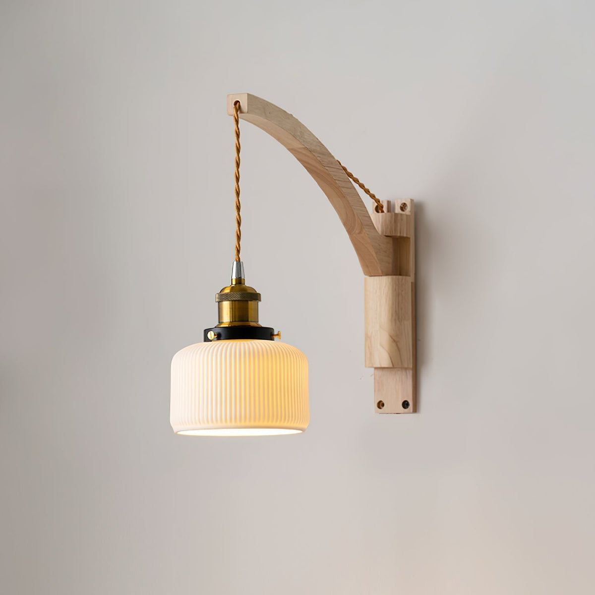 Novera Wall Lamp Ceramics-Neutral Decor