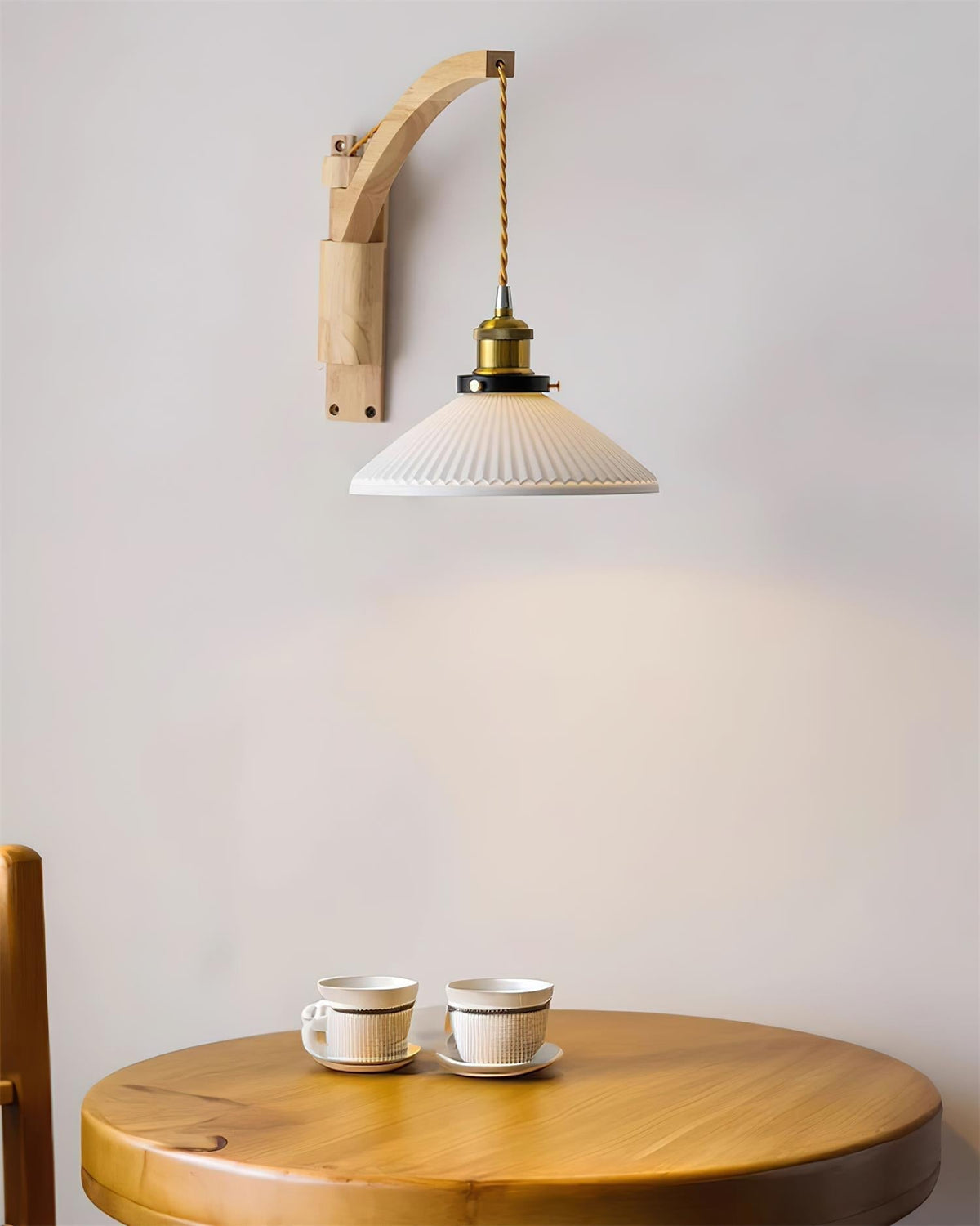 Novera Wall Lamp Ceramics-Neutral Decor