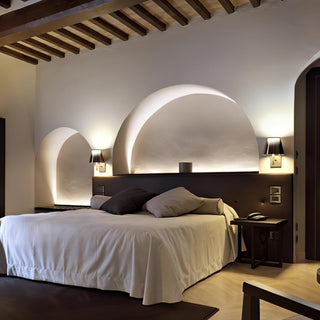Orsore Applique Murale Tissu Prismatique Chromé