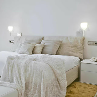 Orsore Applique Murale Tissu Prismatique Chromé