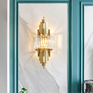 Voveliel Applique Murale en Verre de Luxe Postmoderne