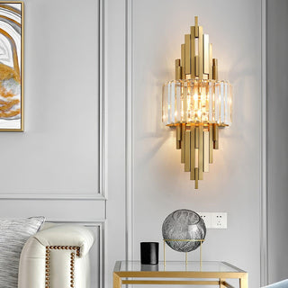 Voveliel Applique Murale en Verre de Luxe Postmoderne