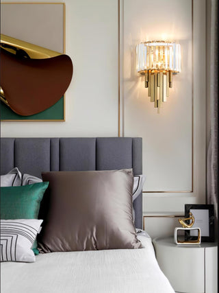 Voveliel Applique Murale en Verre de Luxe Postmoderne