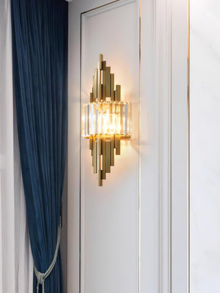 Voveliel Applique Murale en Verre de Luxe Postmoderne
