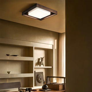 Auro Plafonnier Rustique en Bois
