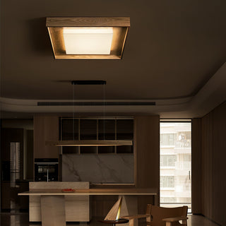 Auro Plafonnier Rustique en Bois