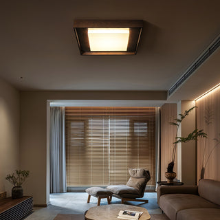Auro Plafonnier Rustique en Bois