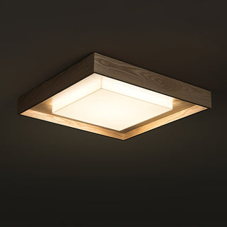 Auro Plafonnier Rustique en Bois