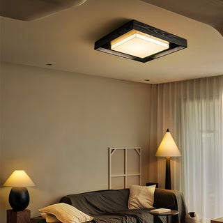 Auro Plafonnier Rustique en Bois