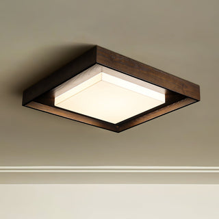 Auro Plafonnier Rustique en Bois