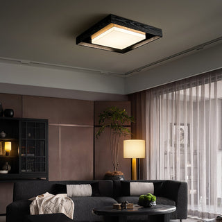 Auro Plafonnier Rustique en Bois