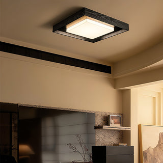 Auro Plafonnier Rustique en Bois