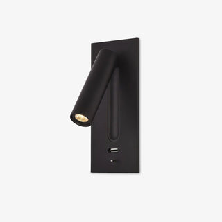 Aare Moderne Minimaliste Chevet Noir Luminaire Mural-Luire