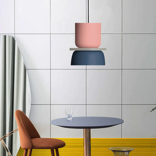 Sareno Suspendue Industrial Contrast Color Island Salon-Cielum