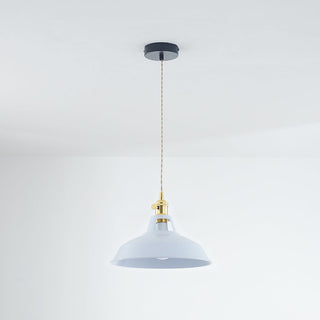 Naren Lampe Suspension Luminaire Vintage. Métal. Noir/Blanc. Salle à Manger-Luire
