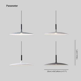 Luxar Suspension Ronde Nordique Blanc/Noir/Gris Claire/Armée Verte-Luire