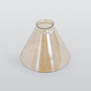 Siroven suspension Industriel en Verre. Clair/Ambre/Gris Fumé-Luire