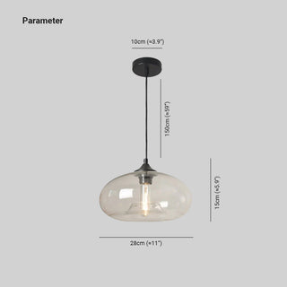 Nostel Lampes Suspendues en Verre Modernes Nordiques Chambre à Coucher-Luire