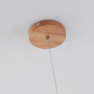Valentina Verre Bolla Suspension en Bois/Noce