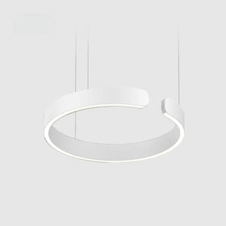 Ravelin Suspension Cercle Noir/Or Rose Salon/Chambre à Coucher-Luire