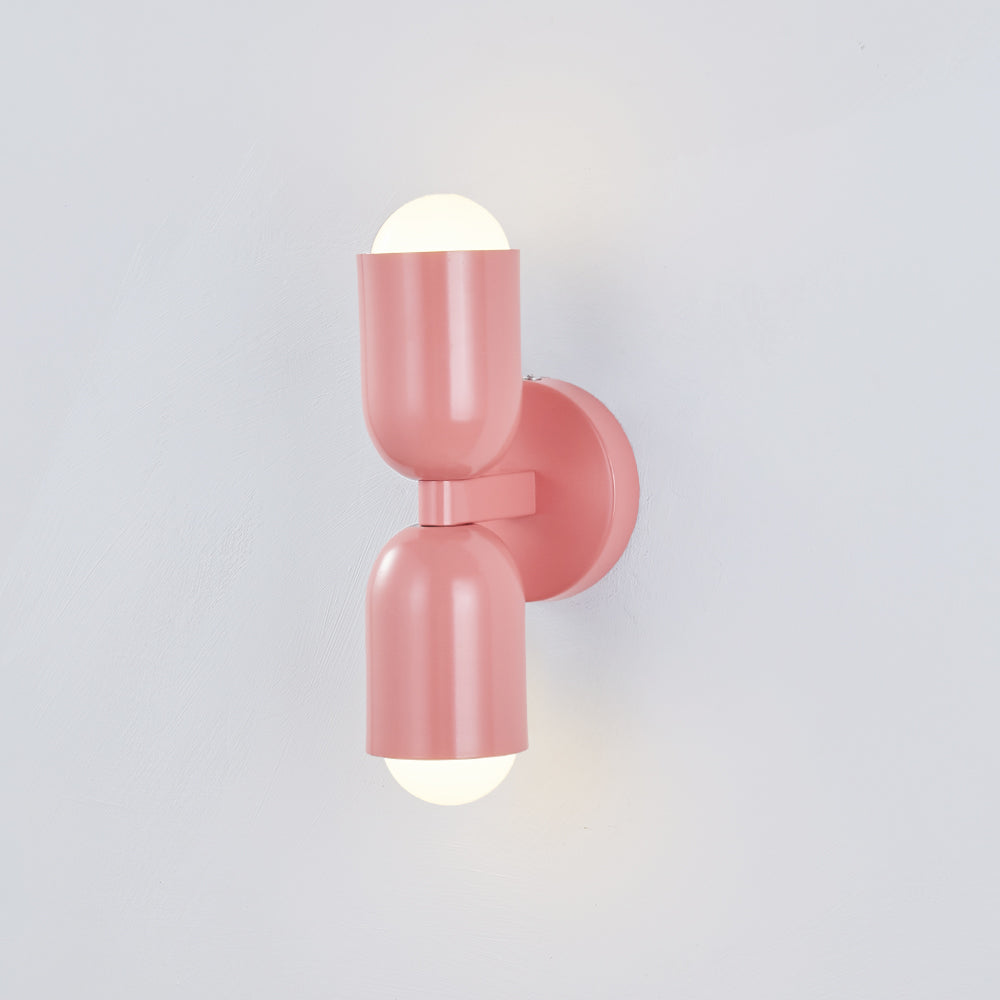 Zareno Applique Murale Cylindre Scandinave Métal Coloré Salon-Cielum