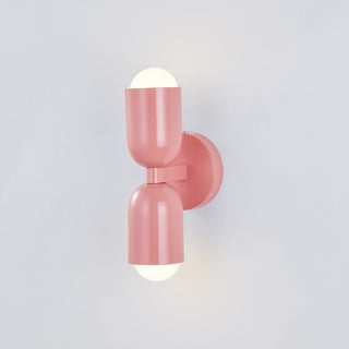 Zareno Applique Murale Cylindre Scandinave Métal Coloré Salon-Luire