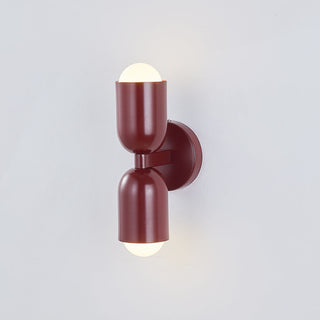 Zareno Applique Murale Cylindre Scandinave Métal Coloré Salon-Luire