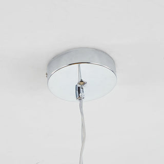 Avi Suspension Globe, Métal/Verre, Clair/Gris/Ambre