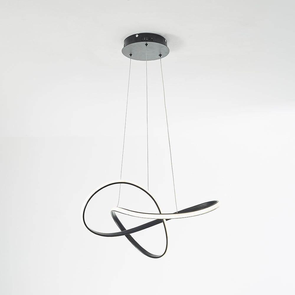 Arisha Luminaires Suspension d'anneaux Contemporains Minimaliate, Métal