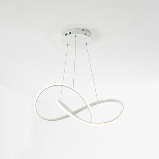 Arisha Luminaires Suspension d'anneaux Contemporains Minimaliate, Métal