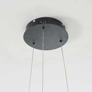 Arisha Luminaires Suspension d'anneaux Contemporains Minimaliate, Métal