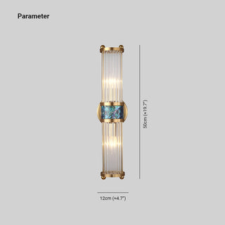 Ray Applique Murale de luxe en cristal de lumière Lampe de chevet à coquille simple pour chambre
