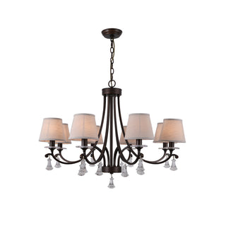 Lyvenisra Lustre Cristal Tissu Laiton Industrial Vintage Pointe