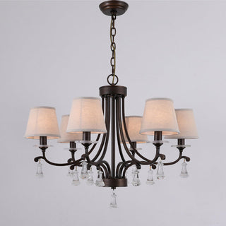 Lyvenisra Lustre Cristal Tissu Laiton Industrial Vintage Pointe