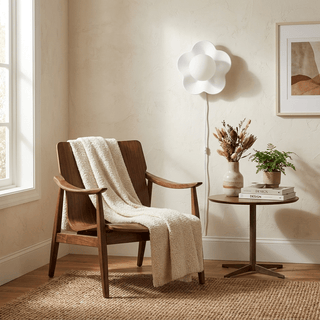 La fleur Plug-in Wall Lamp-Neutral Decor