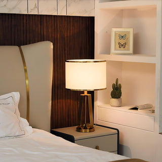 Linorira Lampe de Table en Tissu Luxe