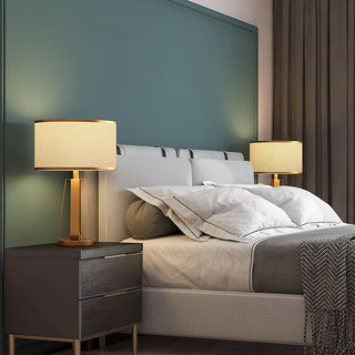 Linorira Lampe de Table en Tissu Luxe
