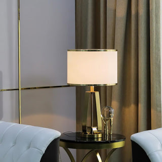 Linorira Lampe de Table en Tissu Luxe