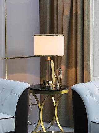 Linorira Lampe de Table en Tissu Luxe