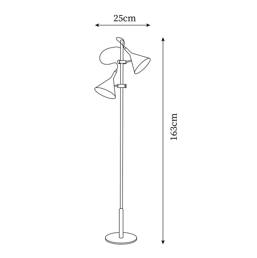 Lampadaire en Laiton