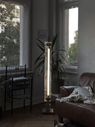 Avthaaril Architectural Acrylic Floor Lamp-Neutral Decor