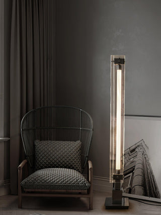 Avthaaril Architectural Acrylic Floor Lamp-Neutral Decor
