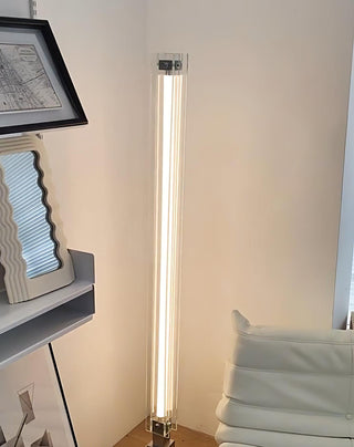 Avthaaril Architectural Acrylic Floor Lamp-Neutral Decor