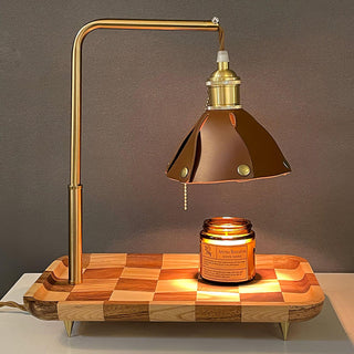 Elvaniella Lampe de Table en Bois Moderne