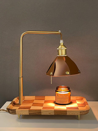 Elvaniella Lampe de Table en Bois Moderne
