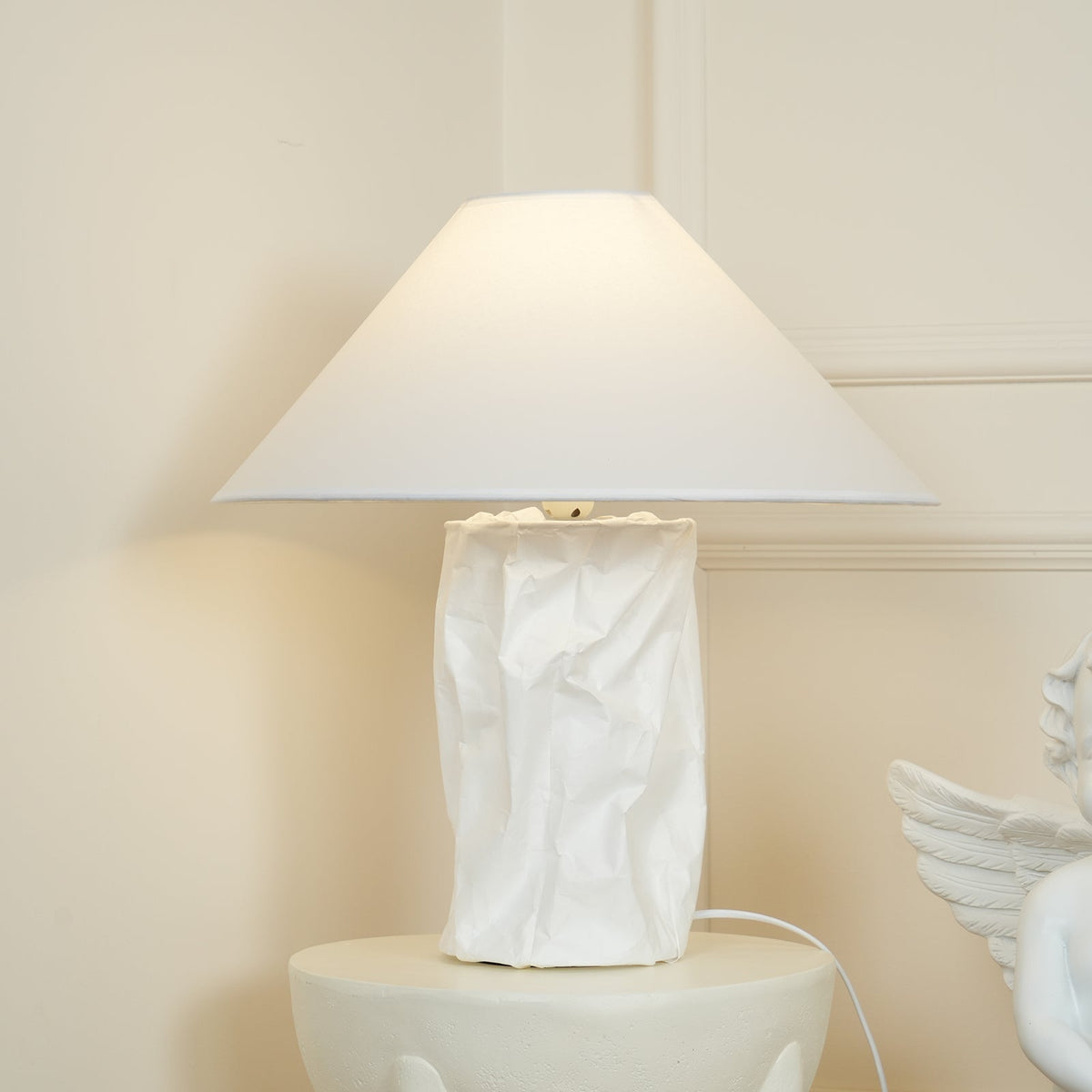 Lalemu Artisanale en Papier pour Lampe de Table